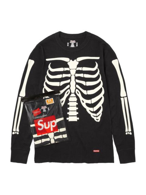 Supreme Supreme x Hanes Bones Thermal Crew (1 Pack) 'Black' FW25A29-BLACK