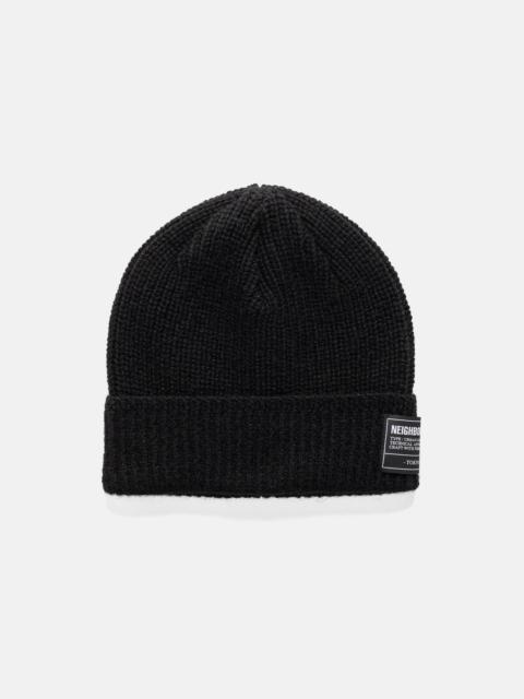 NEIGHBORHOOD JP Beanie Black