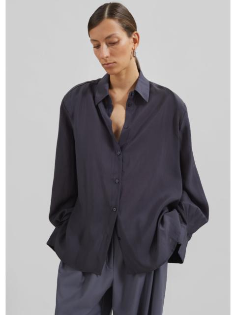 The Frankie Shop Zoula Padded Shirt - Charcoal