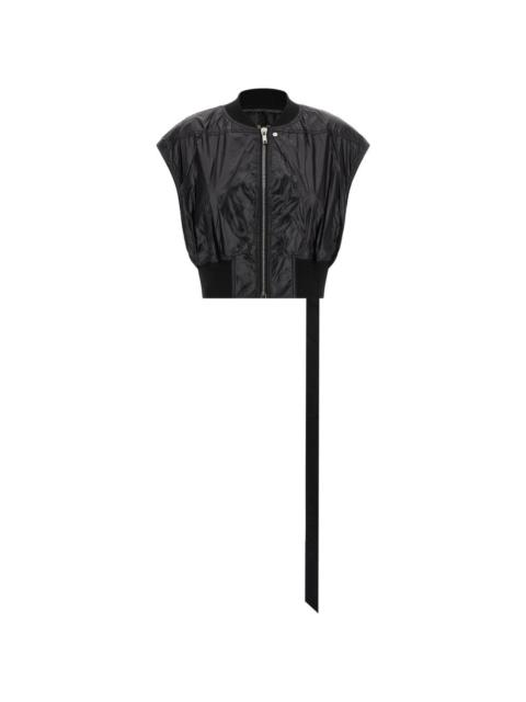 Rick Owens DRKSHDW Tatlin Bomber cropped vest