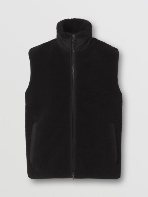 Burberry Logo Graphic Fleece Jacquard Gilet
