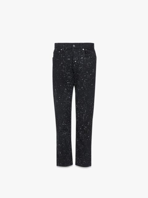 MCM Galaxy Print Denim Jeans