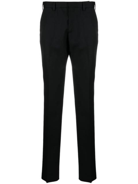 LARDINI twill-weave wool tailored trousers