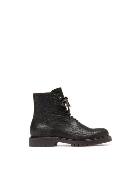 OFFICINE CREATIVE lace-up leather boots