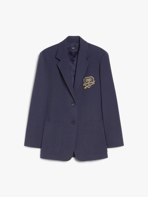 WEEKEND Max Mara BRAMA Jersey blazer with embroidery