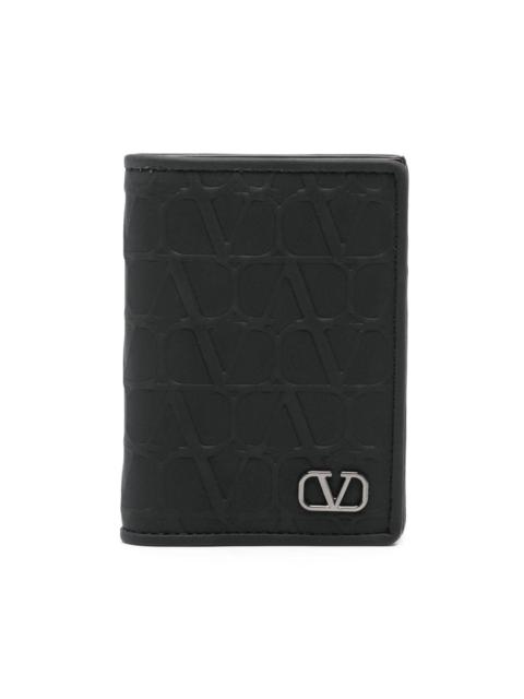 Valentino Toile Iconographe leather wallet