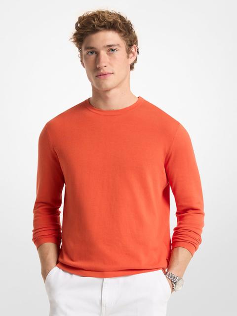 MICHAEL KORS Cotton Jersey Sweater