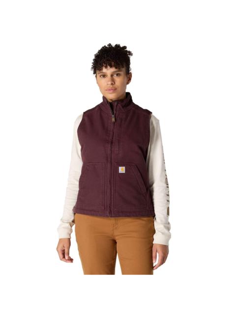 Carhartt Women's Washed Duck Mock Neck Vest
