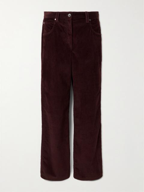 Brunello Cucinelli Cotton-corduroy Straight-leg Pants