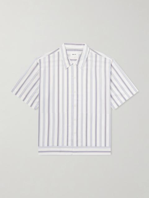 NN07 Striped Cotton-Poplin Shirt