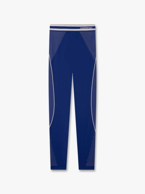 CASABLANCA Blue Seamless Leggings