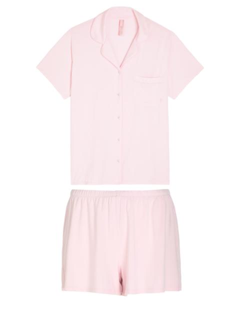 SKIMS Skims Logo-embroidered Stretch-modal Pyjama set