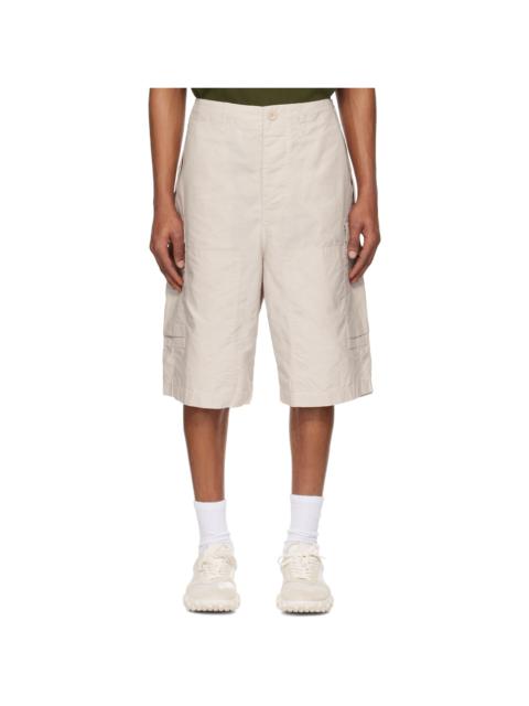 CASEY/CASEY Off-White Mamo Cargo Shorts