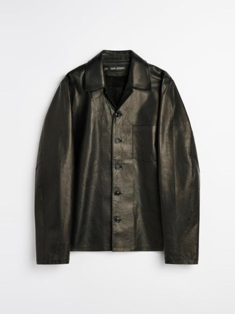 Our Legacy Private Jacket Void Black Natural Horsehide