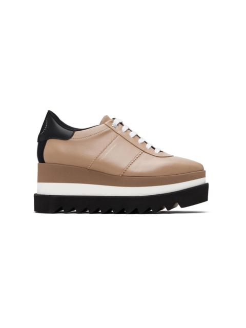 Stella McCartney Taupe Sneak-Elyse Platform Sneakers