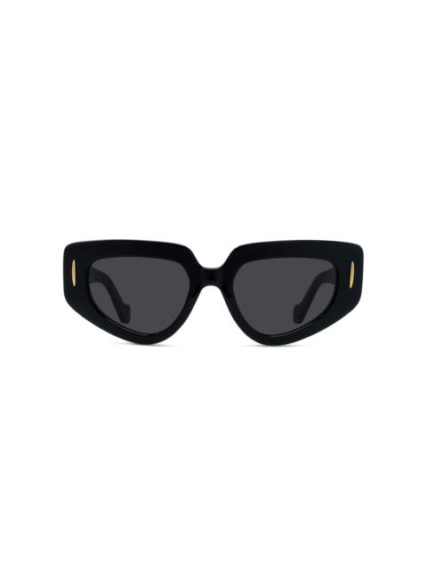 Loewe Anagram Square-Frame Acetate Sunglasses brown