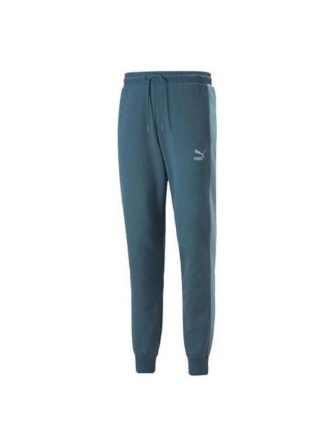 PUMA PUMA Logo Essential Track Pants 'Green' 537670-18