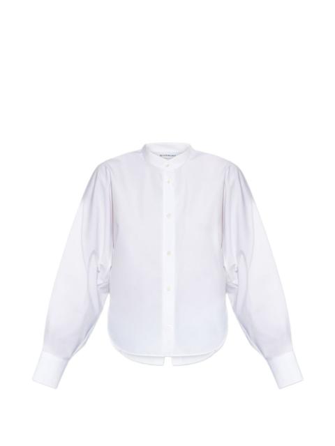 Givenchy collarless button shirt