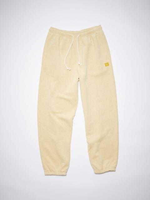 Sweatpants - Pale yellow melange