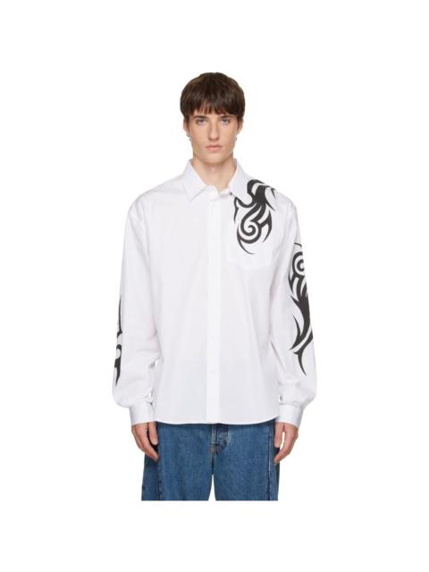 VETEMENTS White Graffiti Shirt