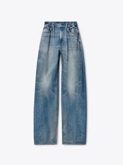 Alexander Wang crystal hotfix drawcord balloon jogger