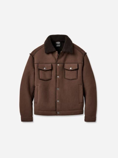 UGG ® Men's Janson ®fluff Jacket II Fleece in Cola