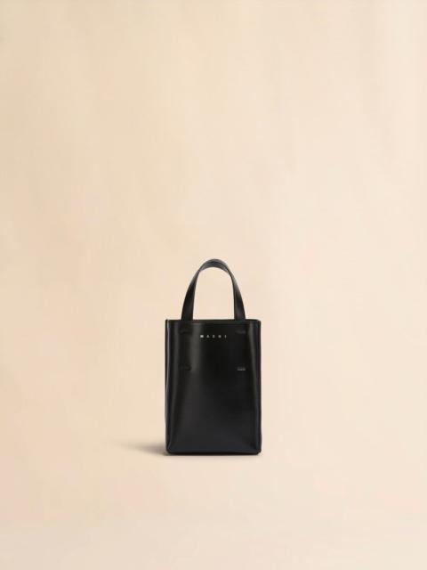 Marni MUSEO NANO BAG IN BLACK LEATHER