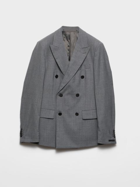 Prada Double-breasted wool jacket