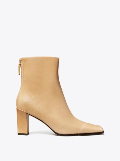 TORY BURCH Asymmetric Cap-Toe Ankle Boot