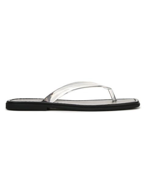 VERONICA BEARD Women's Clea Jelly Flip-Flops - Clear