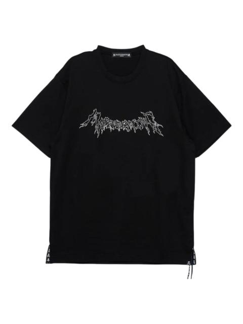 mastermind JAPAN glassbeadeds short-sleeve T-shirt