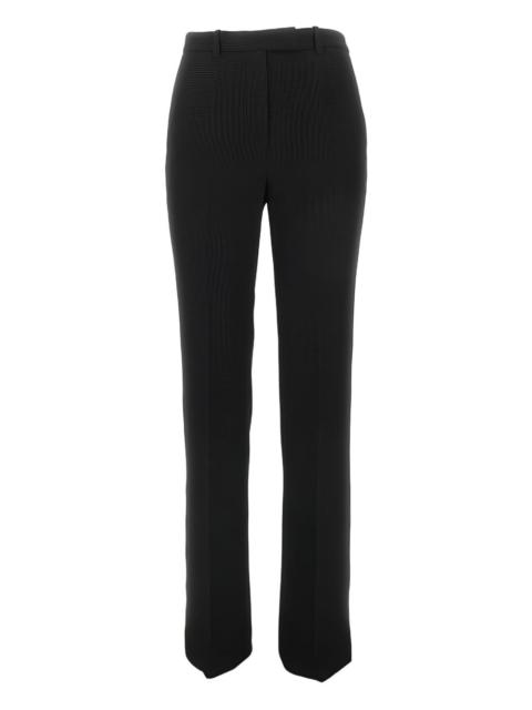 EMPORIO ARMANI textured trousers