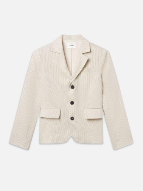 FRAME The Striped Smart Blazer