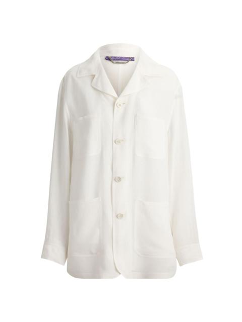 Ralph Lauren Women's Trish Linen Voile Jacket - Cream
