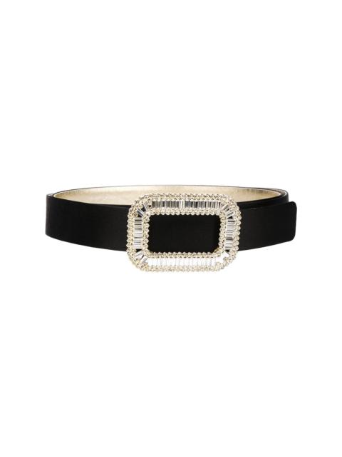 Roger Vivier satin embellished belt