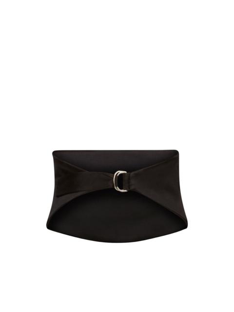 NINA RICCI pleated satin belt