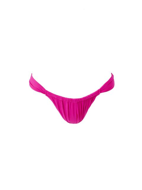 MELISSA ODABASH CORVO RASPBERRY BIKINI BOTTOM