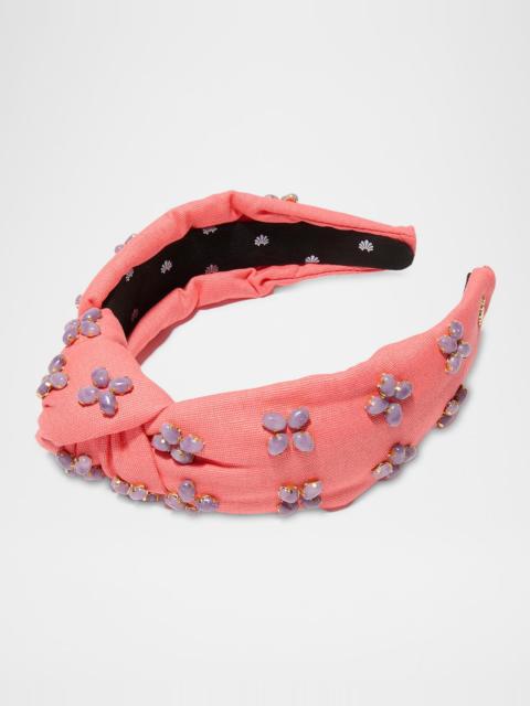 LELE SADOUGHI Knotted Embellished Stone Headband