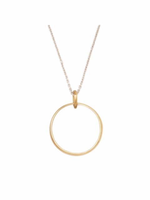 Parts of Four Sphere Slice charm necklace