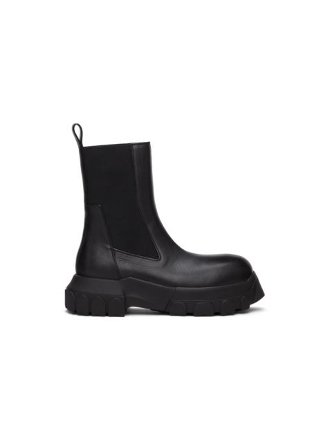 Rick Owens Beetle Bozo Tractor leather boots