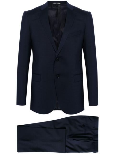 EMPORIO ARMANI virgin wool single-breasted suit