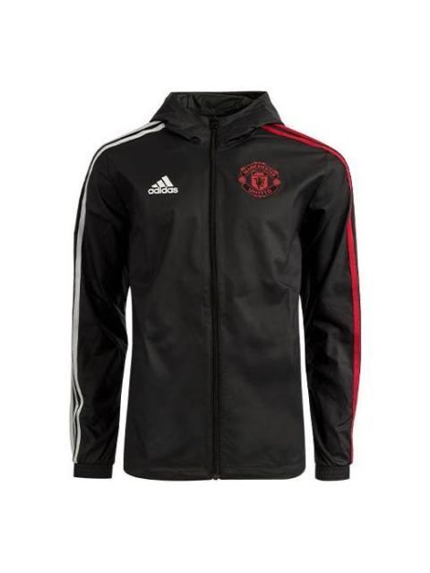 adidas adidas Manchester United Soccer/Football Sports Jacket Black GD9007