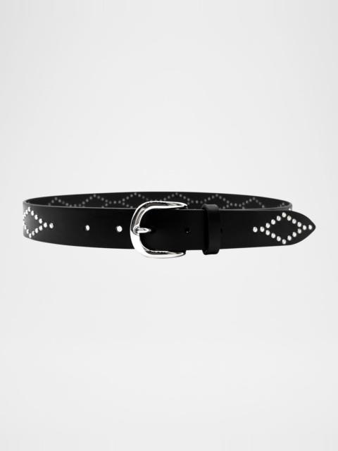 Isabel Marant Liliana Studded Leather Belt