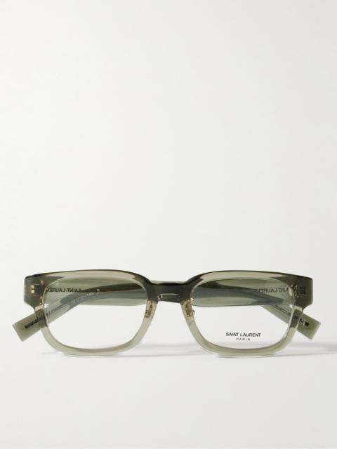 SAINT LAURENT Rectangular-Frame Acetate Optical Glasses