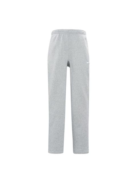 Nike AS Nike Club OH Pant-Swoosh-NF Breathable knitting Plus Fleece Trousers Grey Gray 916274-063