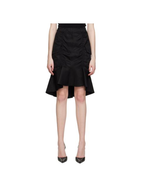 LVIR SSENSE Exclusive Black Midi Skirt