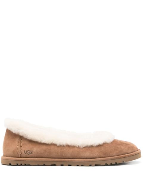 UGG Ugg Fur Trim Flat Shoes