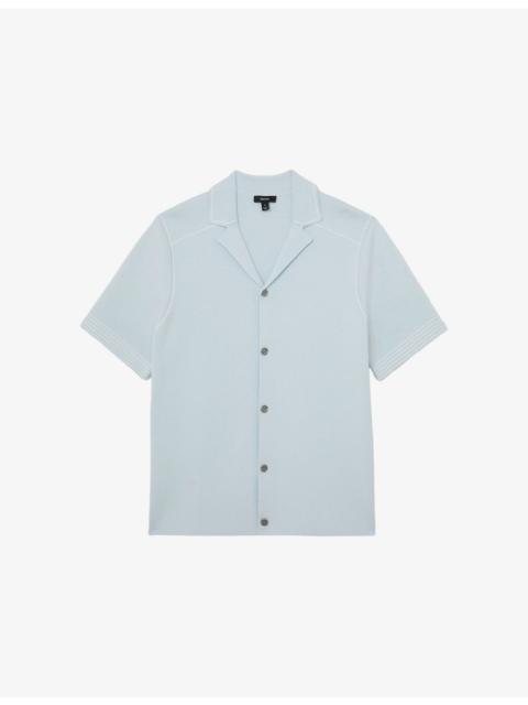 REISS Wandsworth Short-Sleeved Knitted Shirt