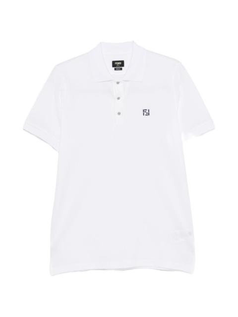 FENDI logo-embroidered polo shirt
