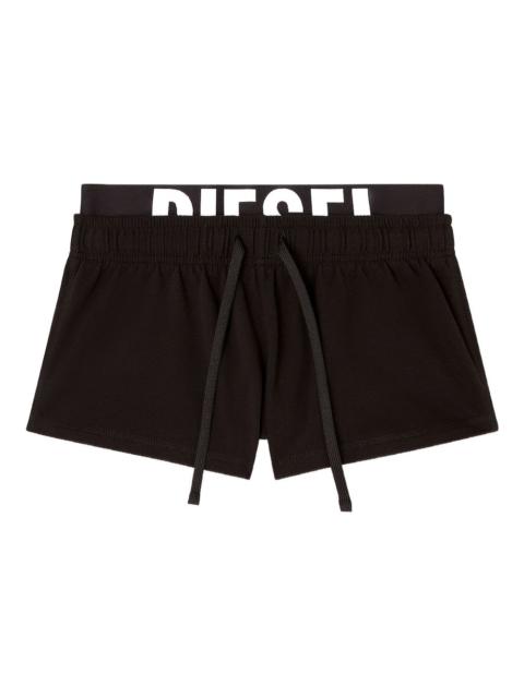 Diesel Miranda-D-Pop waistband-logo shorts